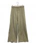 H BEAUTY&YOUTH（エイチ ビューティー&ユース）の古着「ツイル ストレート パンツ」｜グリーン