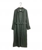 HYKEハイク）の古着「23AW  WOOL GATHERED COAT」｜グリーン