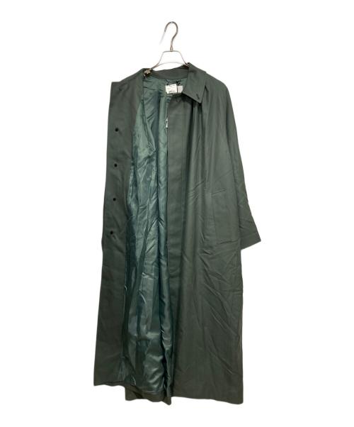 HYKE（ハイク）HYKE (ハイク) 23AW  WOOL GATHERED COAT グリーン サイズ:1の古着・服飾アイテム