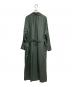 HYKE (ハイク) 23AW  WOOL GATHERED COAT グリーン サイズ:1：26000円