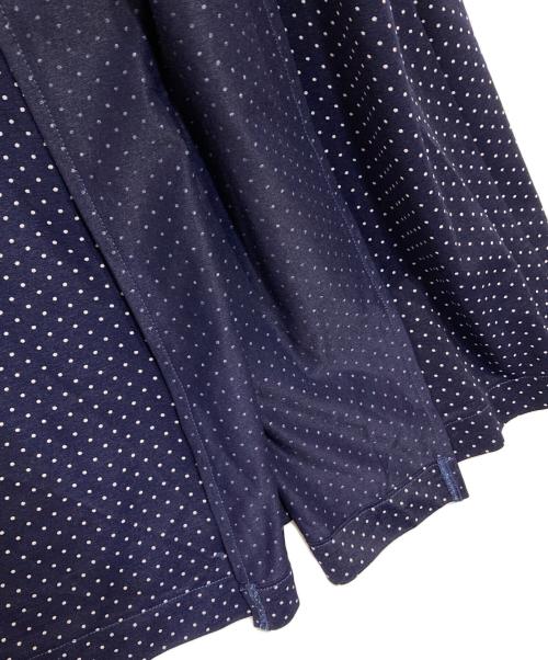 tricot COMME des GARCONS（トリココムデギャルソン）tricot COMME des GARCONS (トリココムデギャルソン) ドットフリルワンピース ネイビー サイズ:Mの古着・服飾アイテム