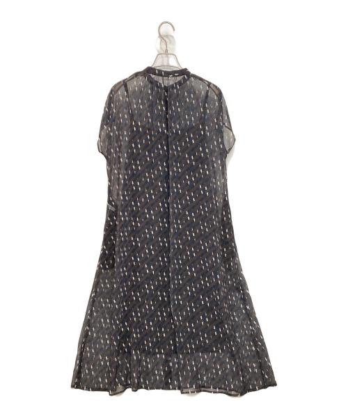 23区（ニジュウサンク）23区 (ニジュウサンク) Ratti ウォールプリント ワンピース ネイビー サイズ:36の古着・服飾アイテム