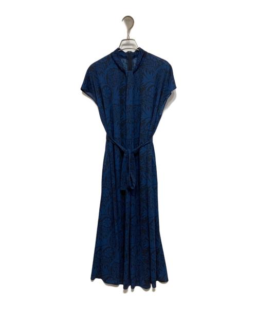 MACKINTOSH PHILOSOPHY（マッキントッシュ フィロソフィー）MACKINTOSH PHILOSOPHY (マッキントッシュ フィロソフィー) シャドーバイブリーワンピース ブルー サイズ:38の古着・服飾アイテム