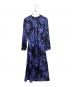 Paul Stuart (ポールスチュアート) オリエンタルフラワープリント ワンピース ブルー サイズ:6：18000円