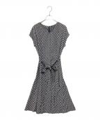 UNTITLEDアンタイトル）の古着「ジオメ柄 マーメイドワンピース」｜ブラック