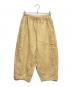 ARTS&SCIENCE（アーツアンドサイエンス）の古着「クロップドワイドコットンパンツ」｜ベージュ