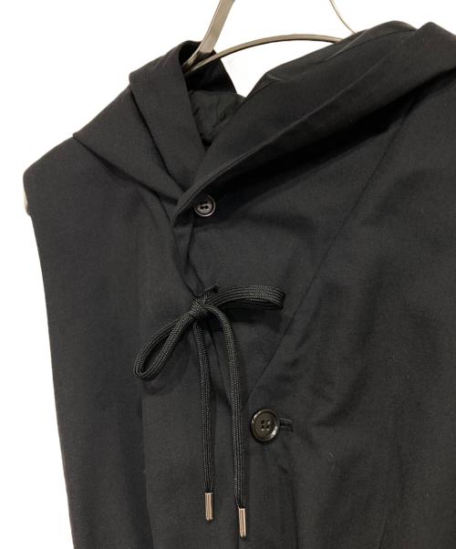 noir kei ninomiya（ノワール ケイ ニノミヤ）noir kei ninomiya (ノワール ケイ ニノミヤ) フーデットジャンパースカート ブラック サイズ:Sの古着・服飾アイテム