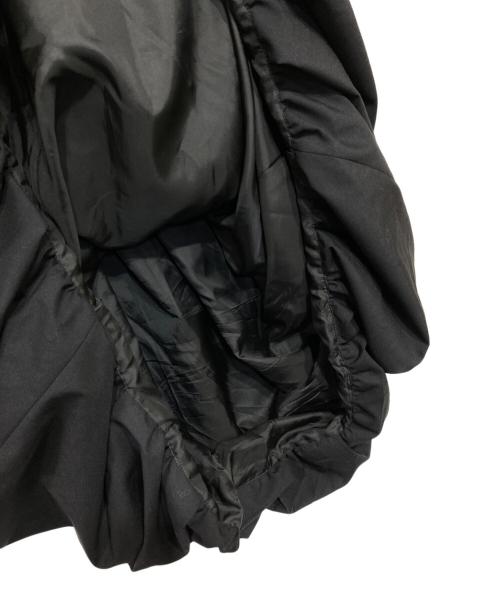 noir kei ninomiya（ノワール ケイ ニノミヤ）noir kei ninomiya (ノワール ケイ ニノミヤ) フーデットジャンパースカート ブラック サイズ:Sの古着・服飾アイテム