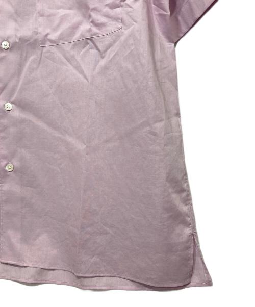 AURALEE（オーラリー）AURALEE (オーラリー) WASHED FINX TYPEWRITER OPEN COLLAR HALF SLEEVED SHIRT ピンク サイズ:3の古着・服飾アイテム