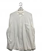 COMOLIコモリ）の古着「ジャージ コモリシャツ」｜ホワイト