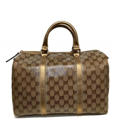 中古・古着通販】GUCCI (グッチ) GGクリスタルミニボストンバッグ