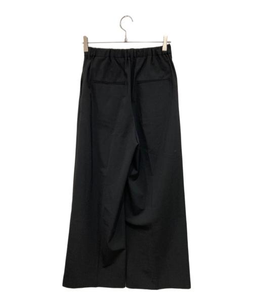 FRAMeWORK（フレームワーク）FRAMeWORK (フレームワーク) ウォッシャブルTWタックワイドパンツ ブラック サイズ:36の古着・服飾アイテム