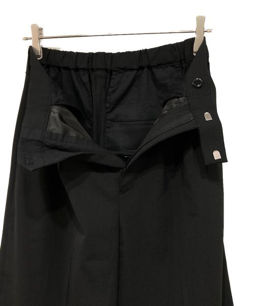 FRAMeWORK（フレームワーク）FRAMeWORK (フレームワーク) ウォッシャブルTWタックワイドパンツ ブラック サイズ:36の古着・服飾アイテム