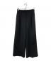FRAMeWORK（フレームワーク）の古着「ウォッシャブルTWタックワイドパンツ」｜ブラック