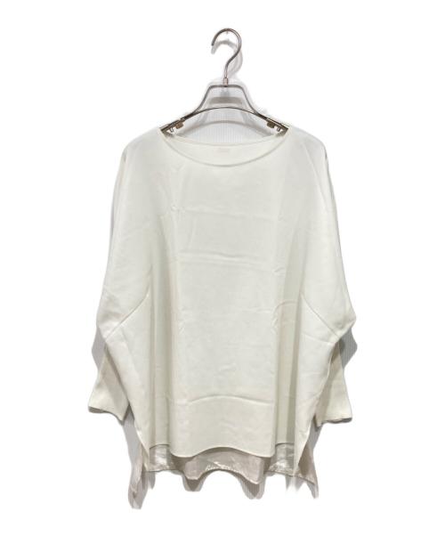 GALLARDA GALANTE（ガリャルダガランテ）GALLARDA GALANTE (ガリャルダガランテ) ジョーゼットコンビブラウス ホワイト サイズ:Fの古着・服飾アイテム