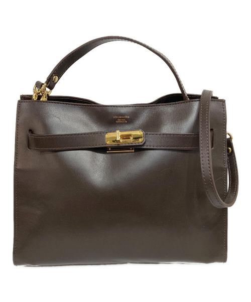 SITA PARANTICA（シータパランティカ）SITA PARANTICA (シータパランティカ) sita parantica カナグツキレザーバッグ ブラウンの古着・服飾アイテム