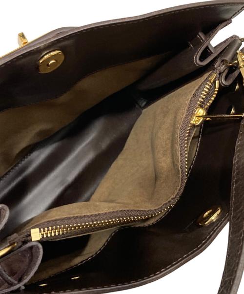 SITA PARANTICA（シータパランティカ）SITA PARANTICA (シータパランティカ) sita parantica カナグツキレザーバッグ ブラウンの古着・服飾アイテム