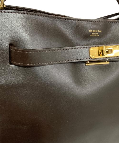 SITA PARANTICA（シータパランティカ）SITA PARANTICA (シータパランティカ) sita parantica カナグツキレザーバッグ ブラウンの古着・服飾アイテム