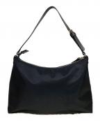 BURBERRY BLUE LABELバーバリーロンドンブルーレーベル）の古着「ワンショルダーバッグ」｜ブラック×ベージュ