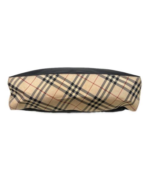 BURBERRY BLUE LABEL（バーバリーロンドンブルーレーベル）BURBERRY BLUE LABEL (バーバリーロンドンブルーレーベル) ワンショルダーバッグ ブラック×ベージュの古着・服飾アイテム