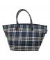 Burberry's（バーバリーズ）の古着「チェックトートバッグ」｜ネイビー