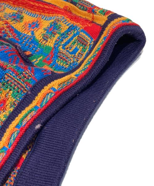 TUNDRA（ツンドラ）TUNDRA (ツンドラ) 総柄ニット マルチカラー サイズ:XLの古着・服飾アイテム