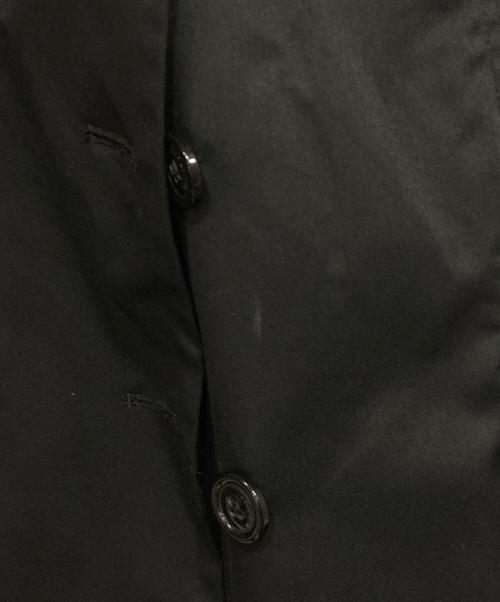 BLUE LABEL CRESTBRIDGE（ブルーレーベルクレストブリッジ）BLUE LABEL CRESTBRIDGE (ブルーレーベルクレストブリッジ) ロングトレンチジレ ブラック サイズ:38の古着・服飾アイテム