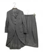 YOHJI YAMAMOTOヨウジヤマモト）の古着「モーニングジャケットセットアップ」｜ブラック