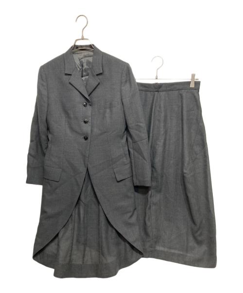 YOHJI YAMAMOTO（ヨウジヤマモト）YOHJI YAMAMOTO (ヨウジヤマモト) モーニングジャケットセットアップ ブラック サイズ:XSの古着・服飾アイテム