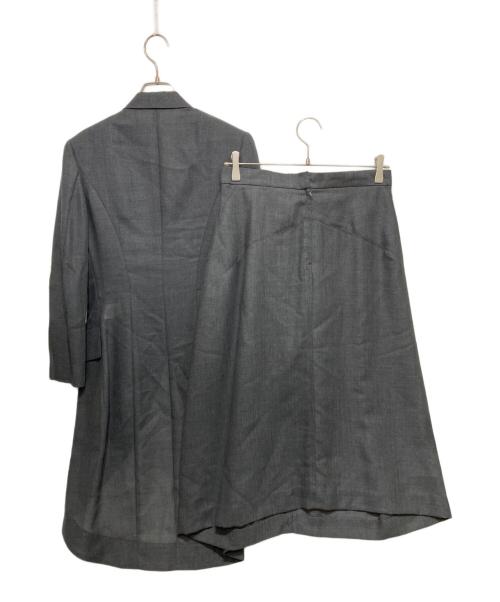 YOHJI YAMAMOTO（ヨウジヤマモト）YOHJI YAMAMOTO (ヨウジヤマモト) モーニングジャケットセットアップ ブラック サイズ:XSの古着・服飾アイテム