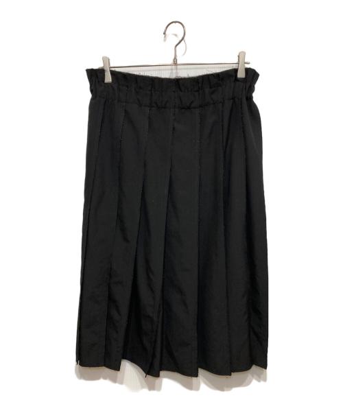 COMME des GARCONS（コムデギャルソン）COMME des GARCONS (コムデギャルソン) カットオフプリーツスカート ブラック サイズ:XSの古着・服飾アイテム