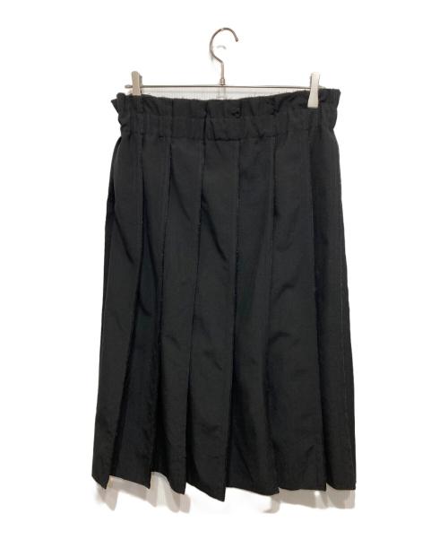 COMME des GARCONS（コムデギャルソン）COMME des GARCONS (コムデギャルソン) カットオフプリーツスカート ブラック サイズ:XSの古着・服飾アイテム