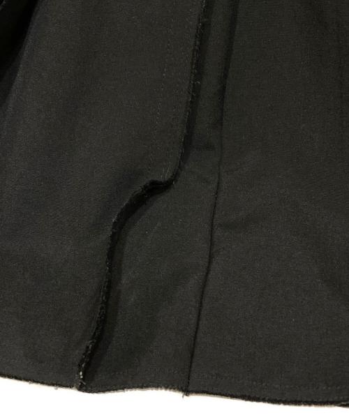 COMME des GARCONS（コムデギャルソン）COMME des GARCONS (コムデギャルソン) カットオフプリーツスカート ブラック サイズ:XSの古着・服飾アイテム