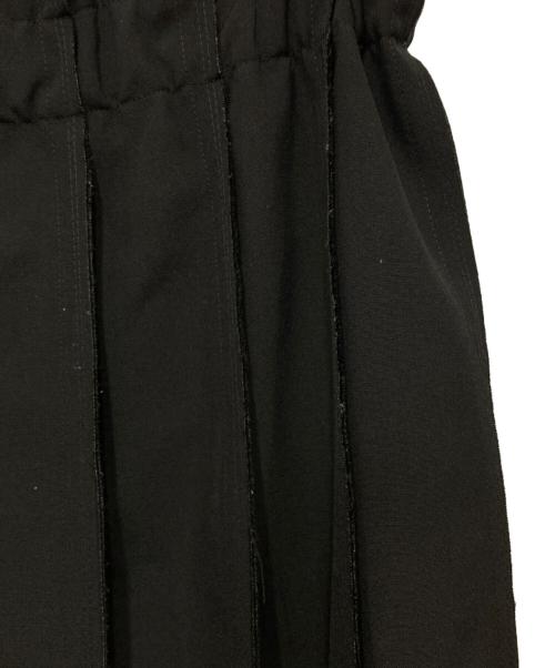 COMME des GARCONS（コムデギャルソン）COMME des GARCONS (コムデギャルソン) カットオフプリーツスカート ブラック サイズ:XSの古着・服飾アイテム