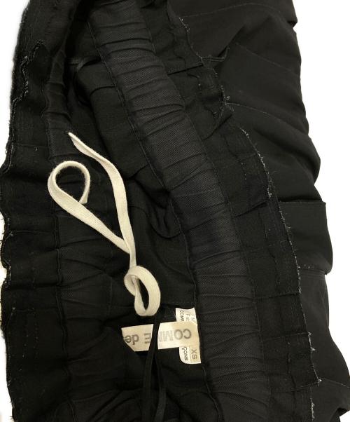 COMME des GARCONS（コムデギャルソン）COMME des GARCONS (コムデギャルソン) カットオフプリーツスカート ブラック サイズ:XSの古着・服飾アイテム