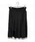 COMME des GARCONS（コムデギャルソン）の古着「カットオフプリーツスカート」｜ブラック
