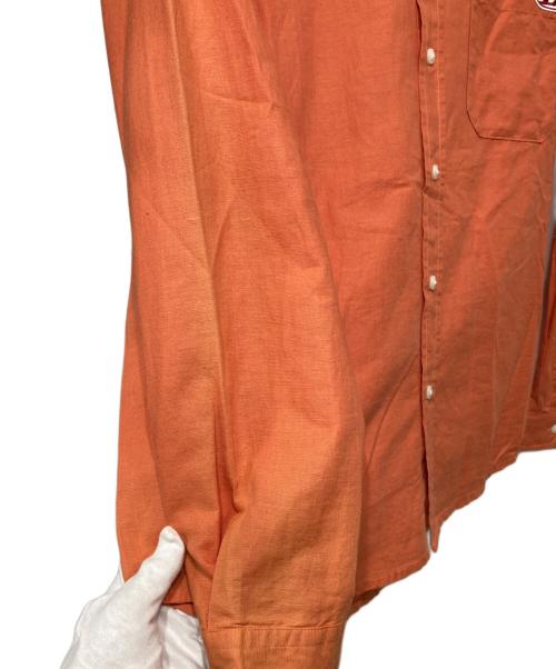 DIESEL（ディーゼル）DIESEL (ディーゼル) ロゴワッペンシャツ オレンジ サイズ:Mの古着・服飾アイテム