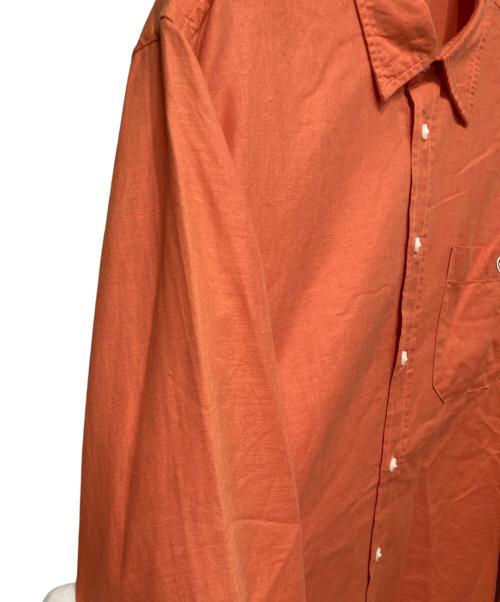 DIESEL（ディーゼル）DIESEL (ディーゼル) ロゴワッペンシャツ オレンジ サイズ:Mの古着・服飾アイテム