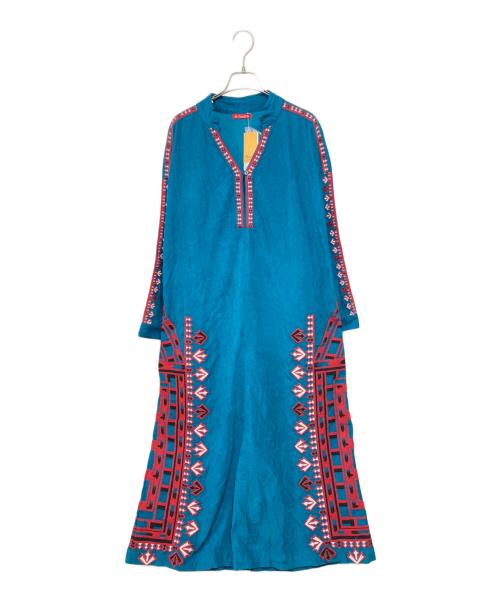 Amina（アミナ）Amina (アミナ) スアリーワンピース ブルー サイズ:記載なしの古着・服飾アイテム