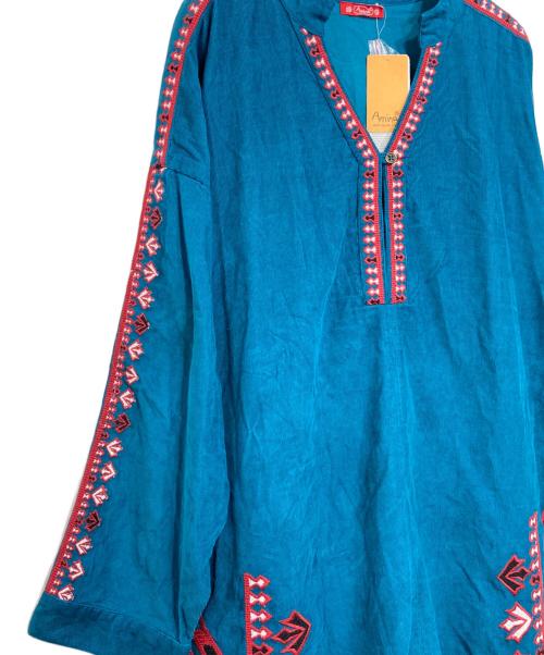 Amina（アミナ）Amina (アミナ) スアリーワンピース ブルー サイズ:記載なしの古着・服飾アイテム