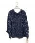 Jane Marple Dans Le Salon（ジェーンマープルネザーランドル サロン）の古着「ドットブラウス」｜ネイビー