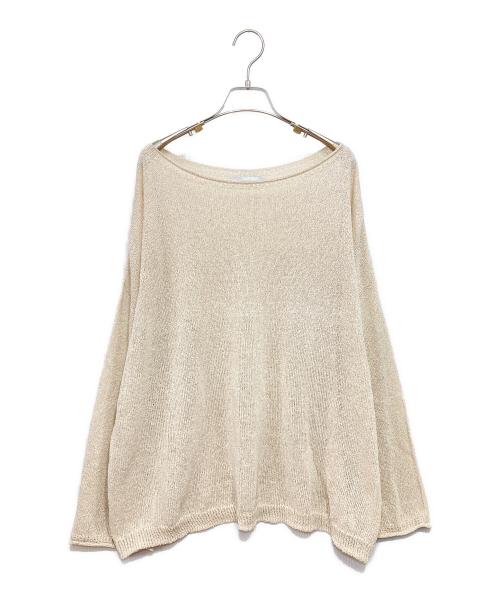 FRAMeWORK（フレームワーク）FRAMeWORK (フレームワーク) ウォッシャブルニュアンスワイドプルオーバー ベージュ サイズ:記載なしの古着・服飾アイテム