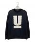 UNDERCOVER（アンダーカバー）の古着「Uロゴプルオーバー」｜ブラック