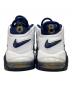 NIKE (ナイキ) AIR MORE UPTEMPO (GS) WHITE/MIDNIGHT NAVY-METALLIC GOLD ミッドカットスニーカー ネイビー サイズ:23.0：8000円