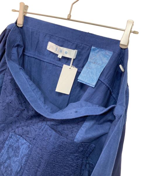 TAO COMME des GARCONS（タオ コムデギャルソン）TAO COMME des GARCONS (タオ コムデギャルソン) 24SSデニムパッチ染めスカート インディゴ サイズ:Mの古着・服飾アイテム