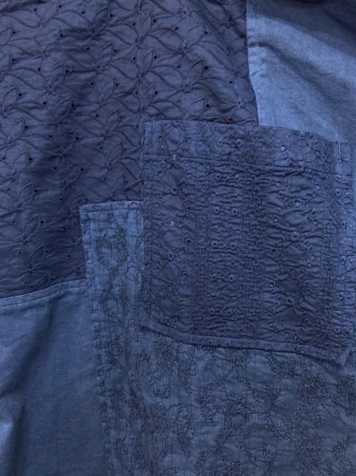 TAO COMME des GARCONS（タオ コムデギャルソン）TAO COMME des GARCONS (タオ コムデギャルソン) 24SSデニムパッチ染めスカート インディゴ サイズ:Mの古着・服飾アイテム