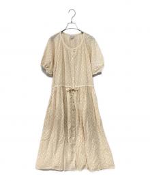 TSUHARU by samansa Mos2（ツハル バイ サマンサモスモス）の古着「コットンロングワンピース」｜ベージュ