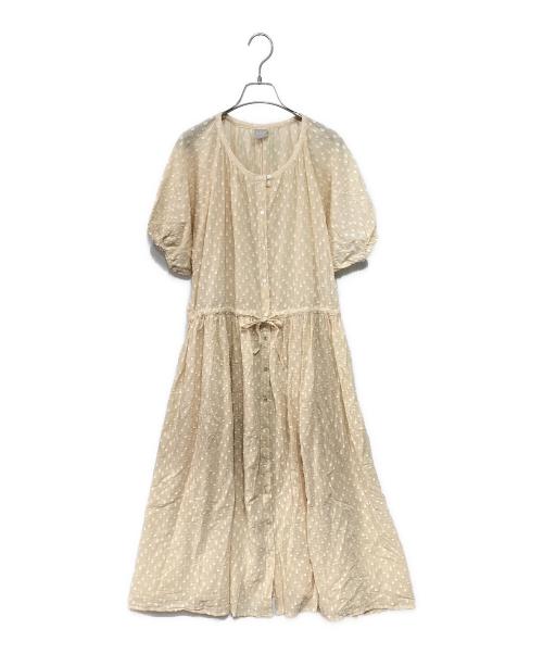 TSUHARU by samansa Mos2（ツハル バイ サマンサモスモス）TSUHARU by Samansa Mos2 (ツハル バイ サマンサモスモス) コットンロングワンピース ベージュ サイズ:Fの古着・服飾アイテム