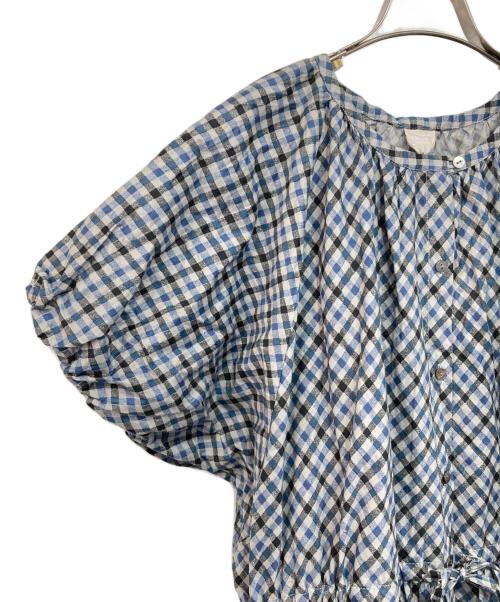 TSUHARU by samansa Mos2（ツハル バイ サマンサモスモス）TSUHARU by Samansa Mos2 (ツハル バイ サマンサモスモス) ブラウスワンピース グレー サイズ:Fの古着・服飾アイテム