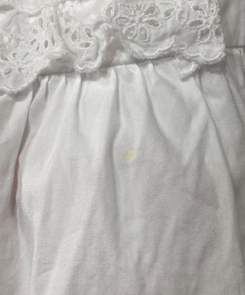 COMME des GARCONS GIRL（コムデギャルソンガール）COMME des GARCONS GIRL (コムデギャルソンガール) エプロンレースワンピース ホワイト サイズ:XSの古着・服飾アイテム